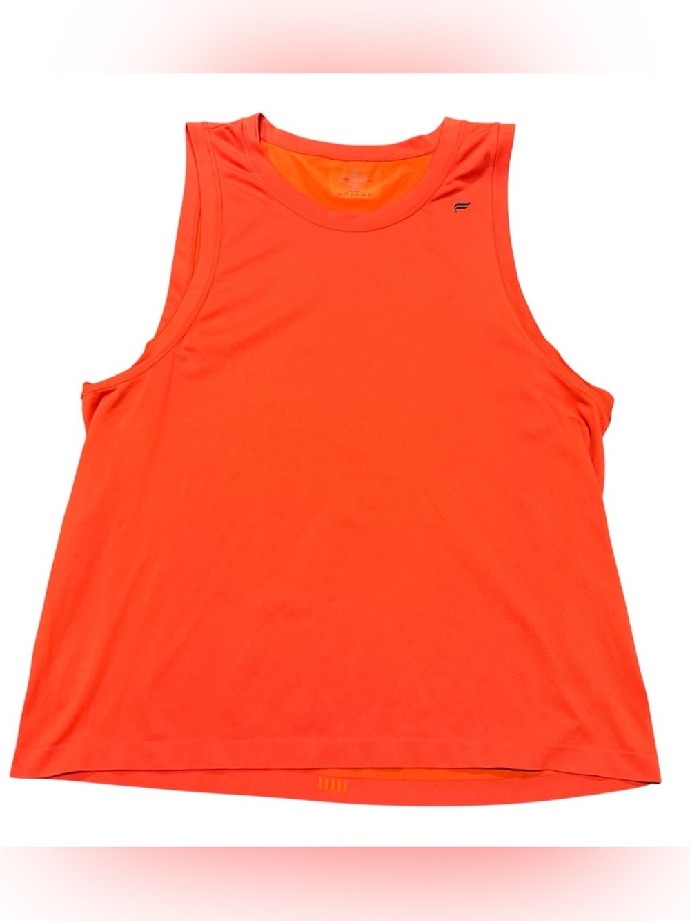 Fabletics The Training Day Tank Orange Men’s Size XL Athletic Sporty